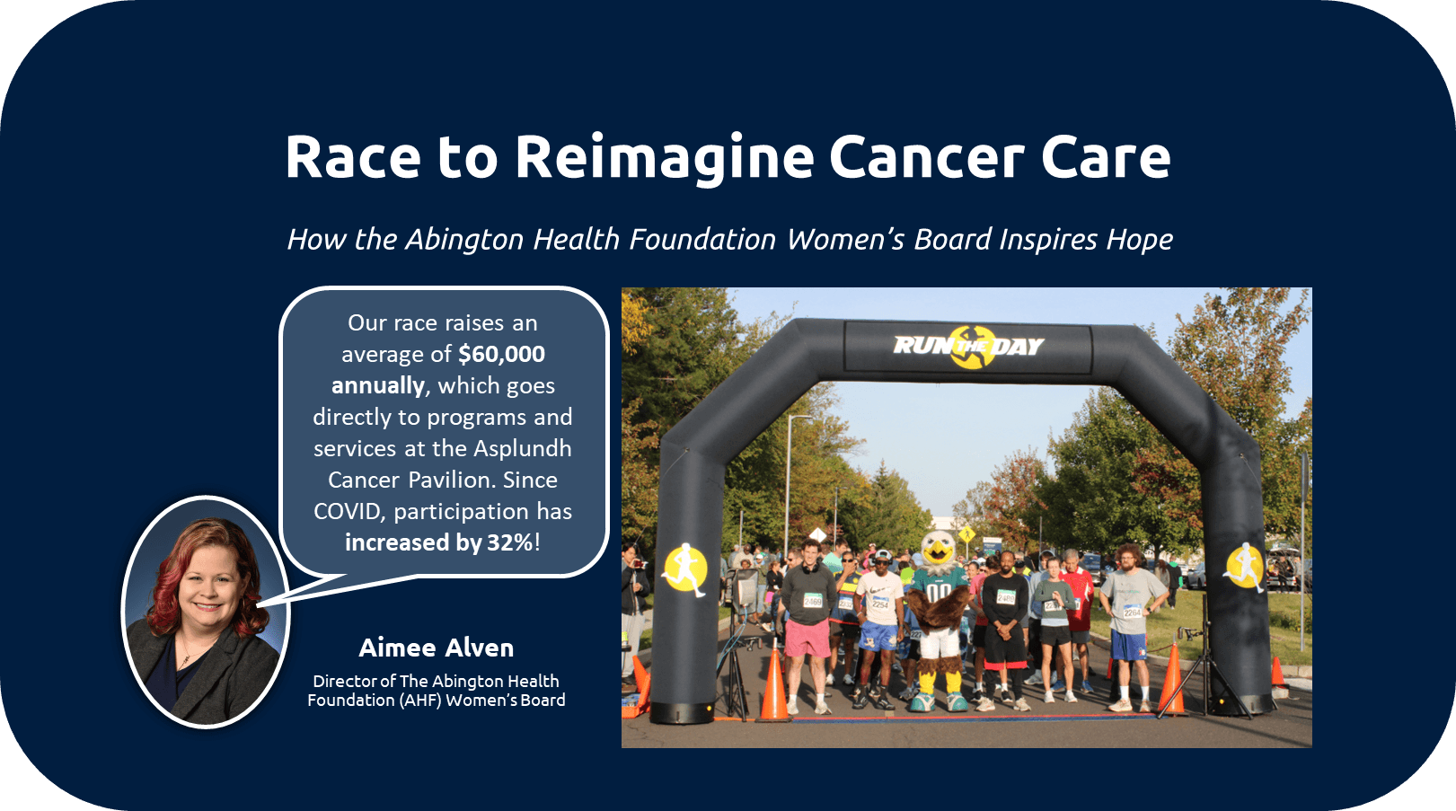 Race to Reimagine Cancer Care 5K: Hope, Healing & Community